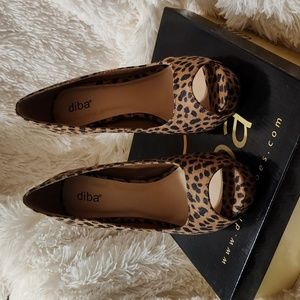 Diba Platform Peep Toe Pumps